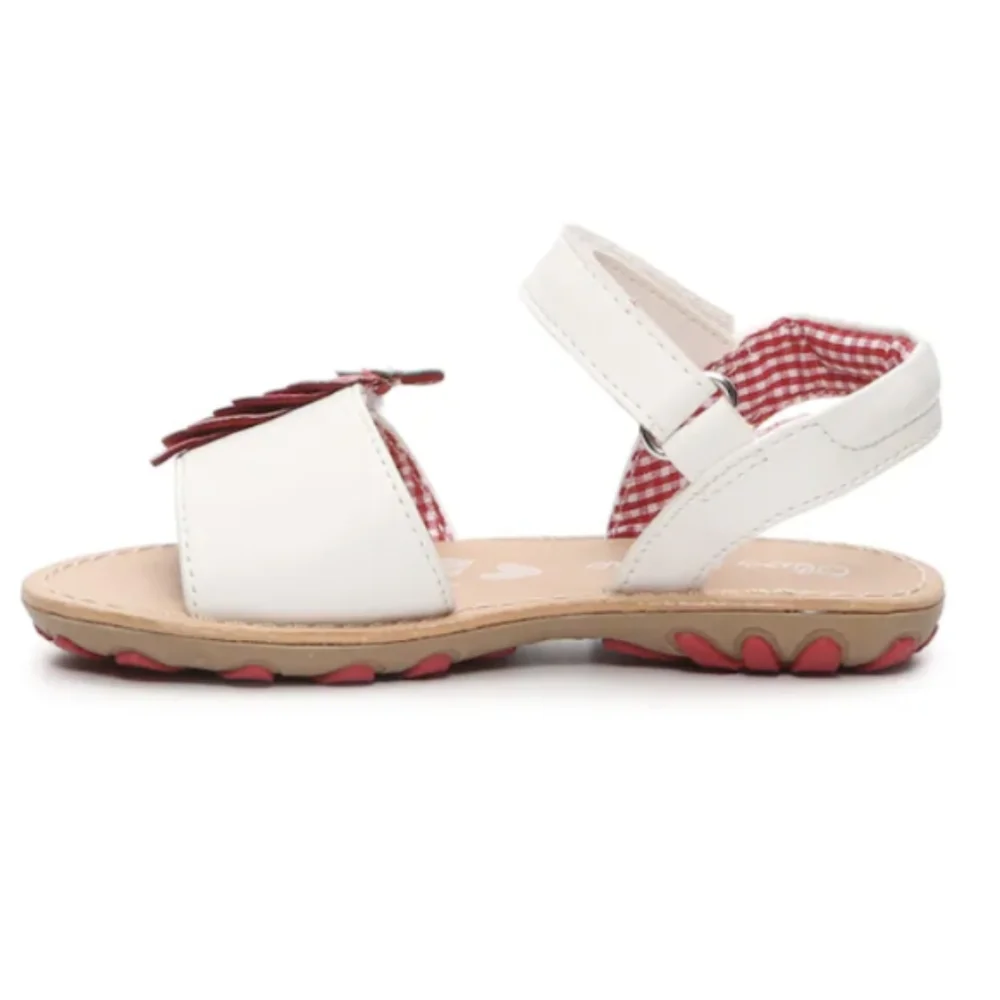 NIB Olive & Edie Lil' Sweetie Sandal Strawberry Appliqué Shoe Size 8T